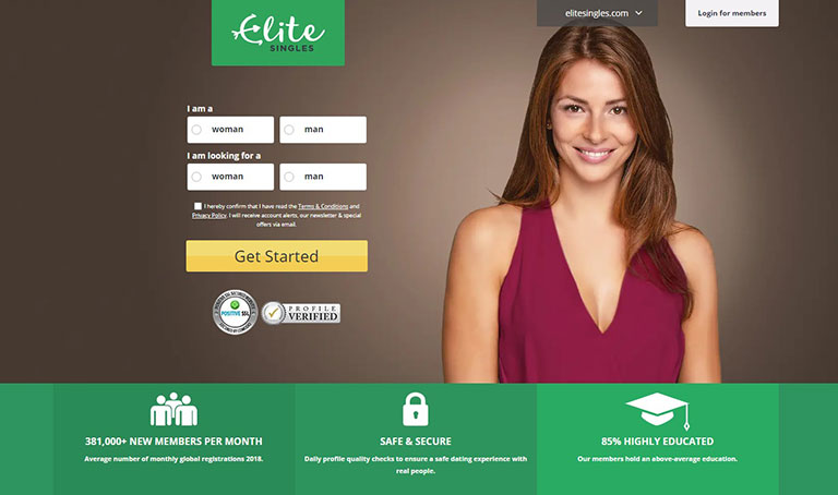 Elite Singles dating online site