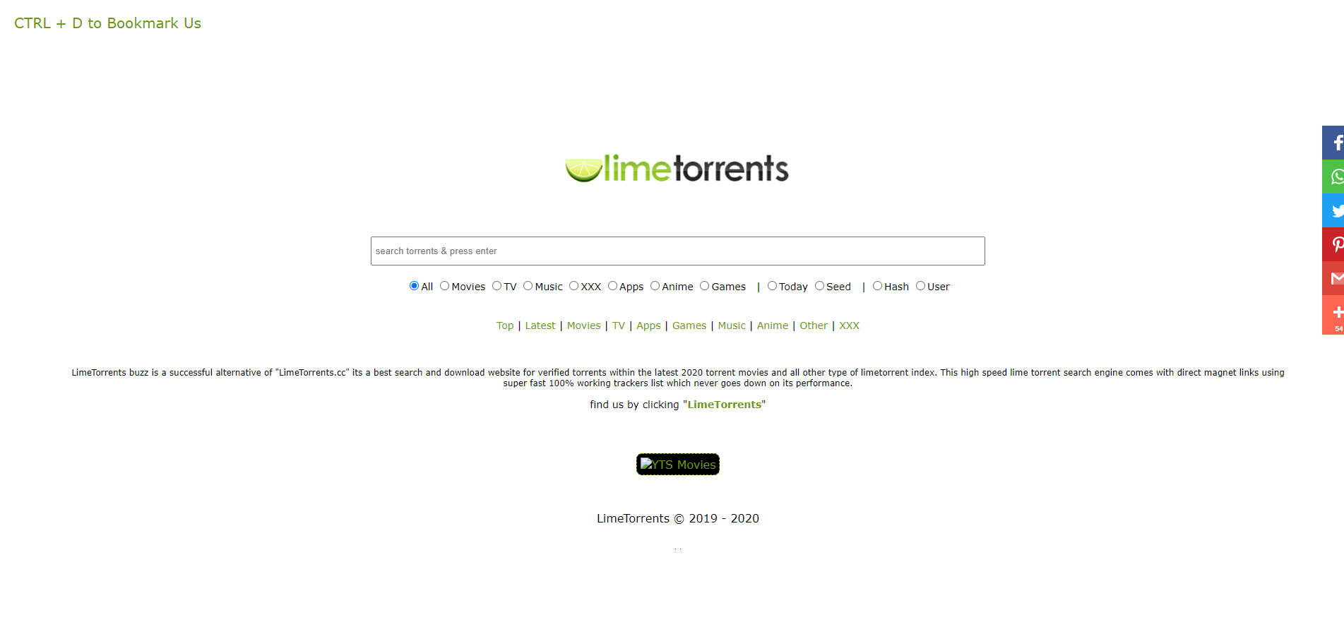 LimeTorrents Movie Torrent