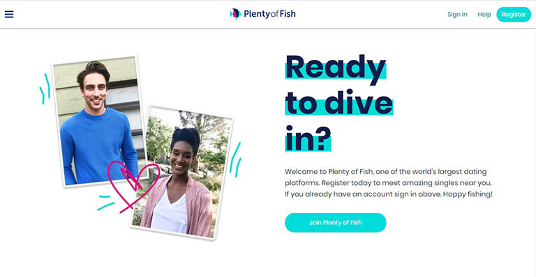 Plenty of fish online dating site