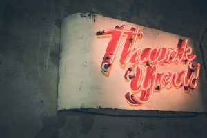The Power of Thank You for Your Business