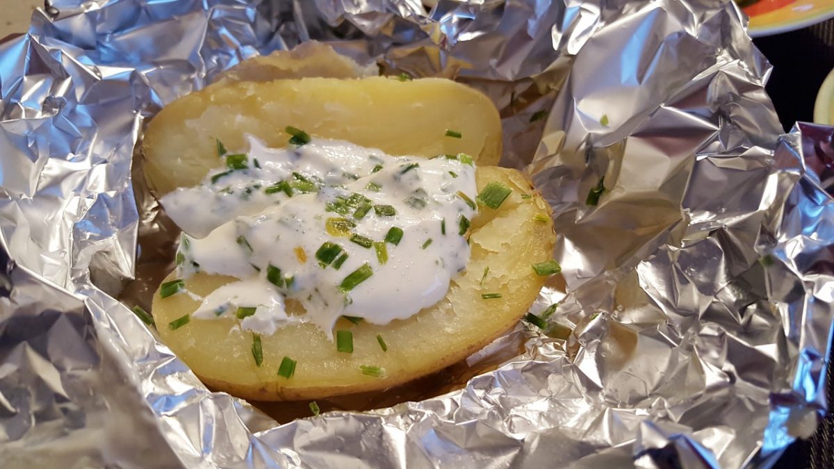Foil Baked Potatoes