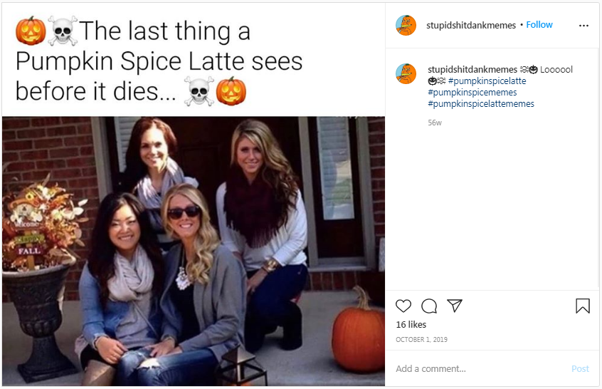 Pumpkin spice GF memes