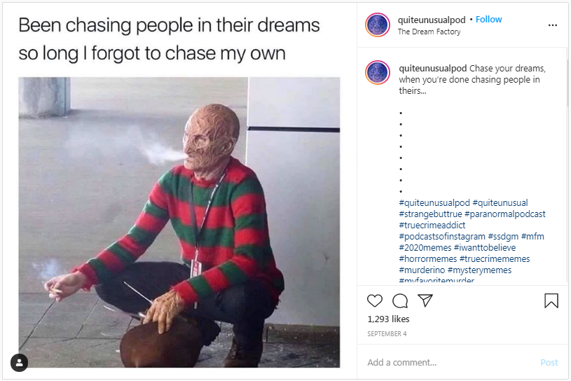 Freddy Krueger says dream on!