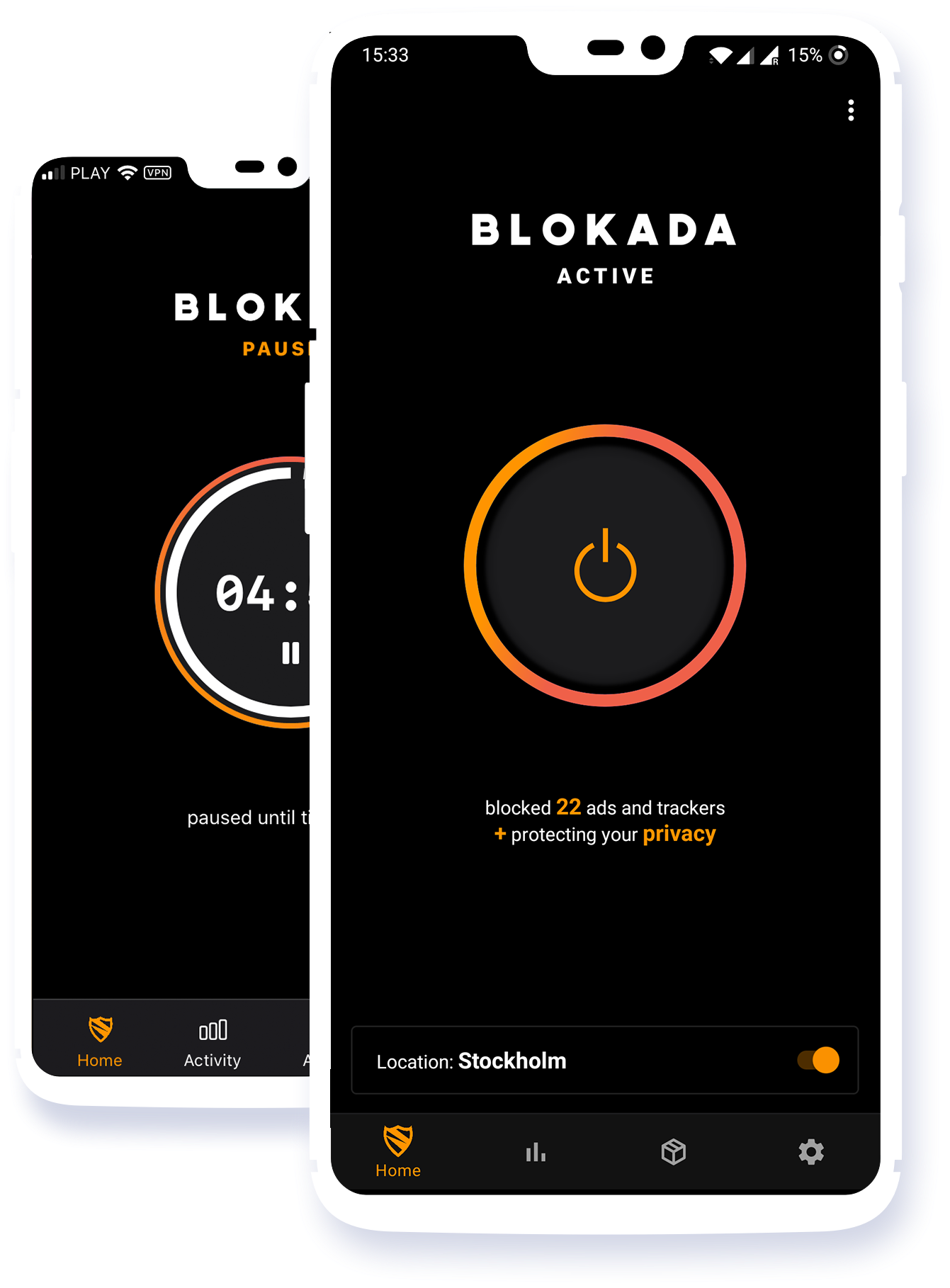 Blokada ad blocker for Android devices