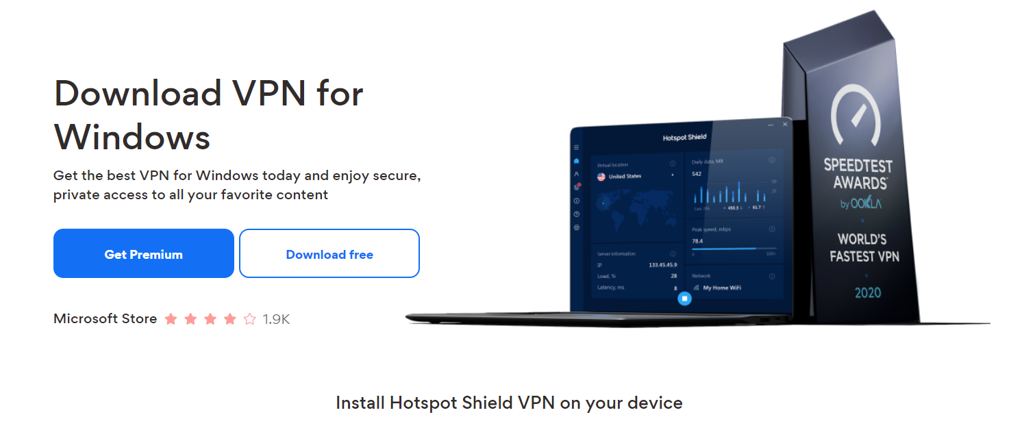 Hotspot Shield free VPN