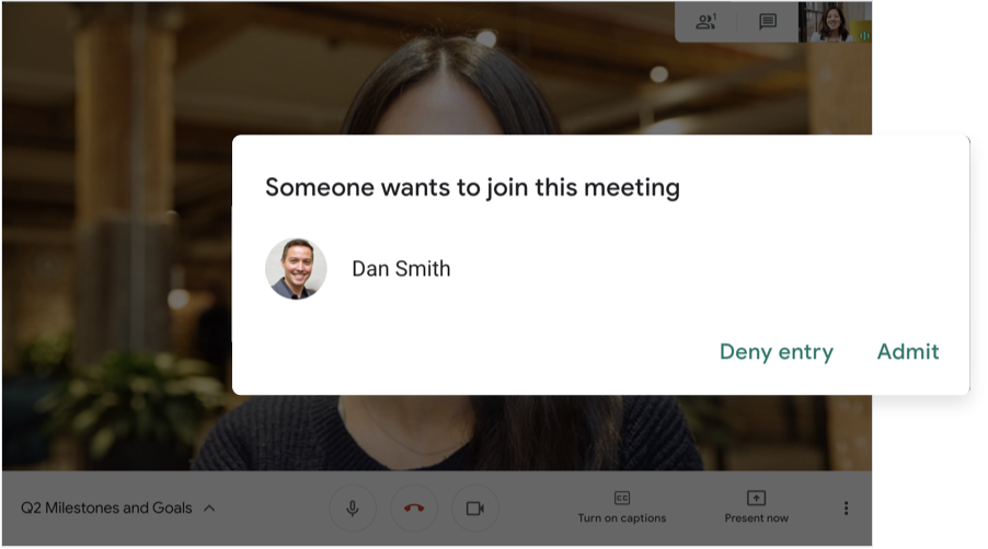 Google Meet as an alternative app