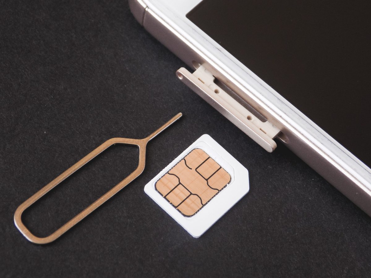 Remove a SIM card with an SIM-eject tool