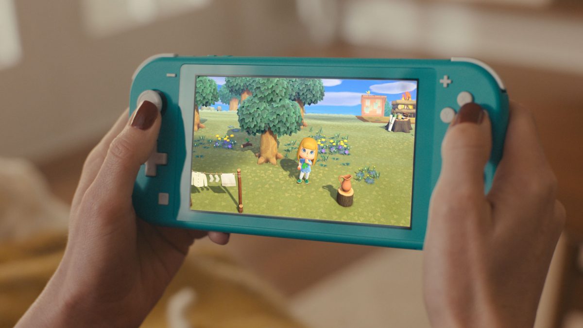 The Nintendo Switch Lite as one of the best Christmas gift ideas for kids