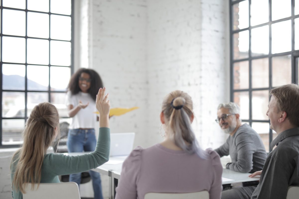 Raise your hand during meetings and webinars.