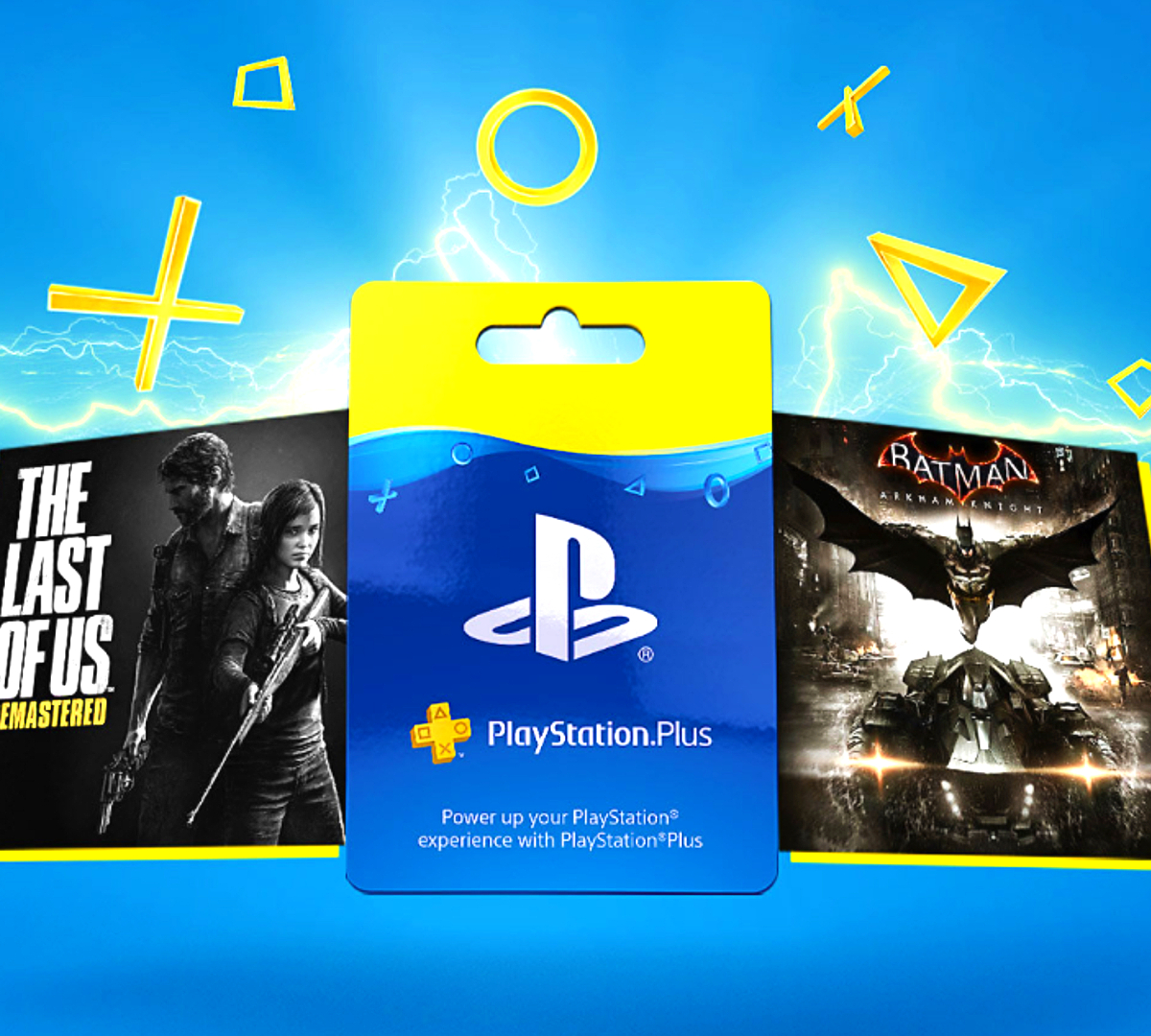 PlayStation Plus membership cards make for great Christmas gift ideas for gamers.