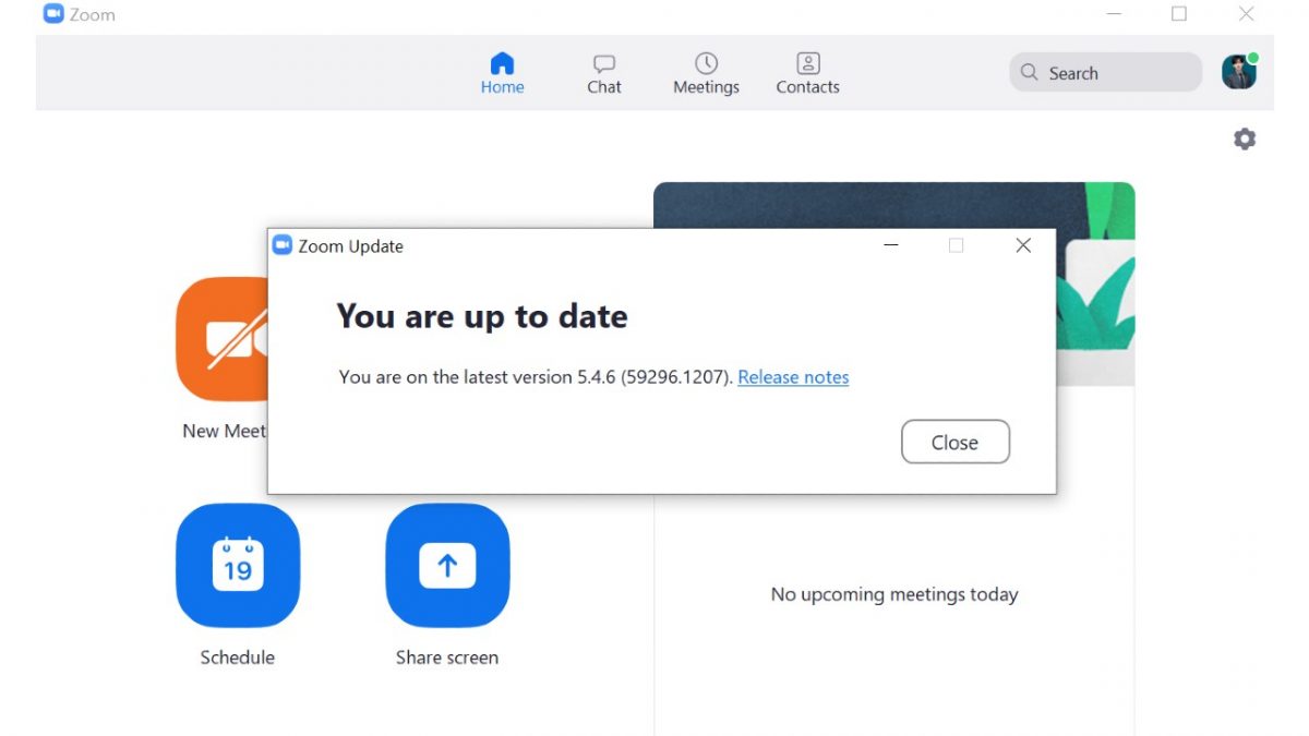  Keep your Zoom up to date by checking for the latest version.