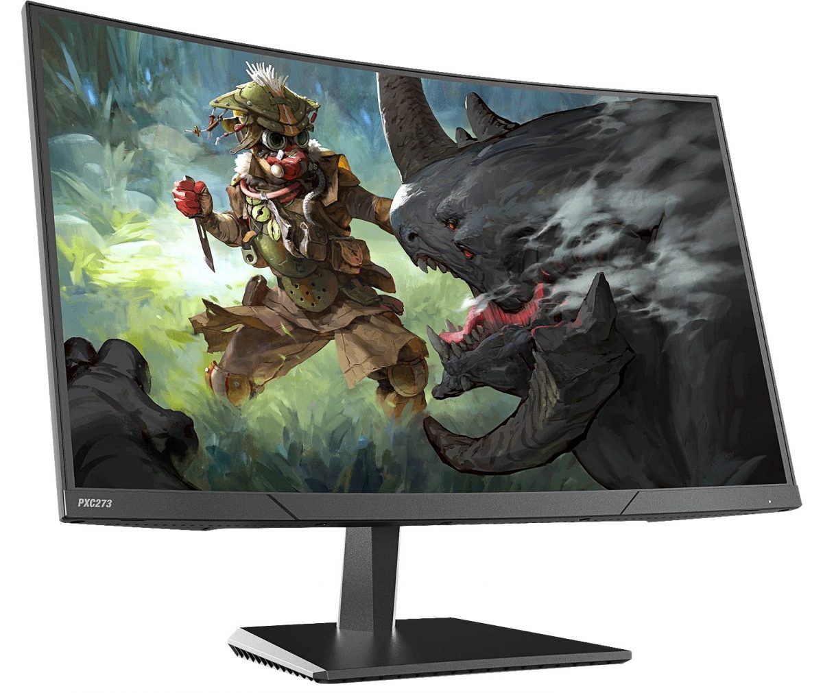 Pixio PXC273 curved gaming monitor.