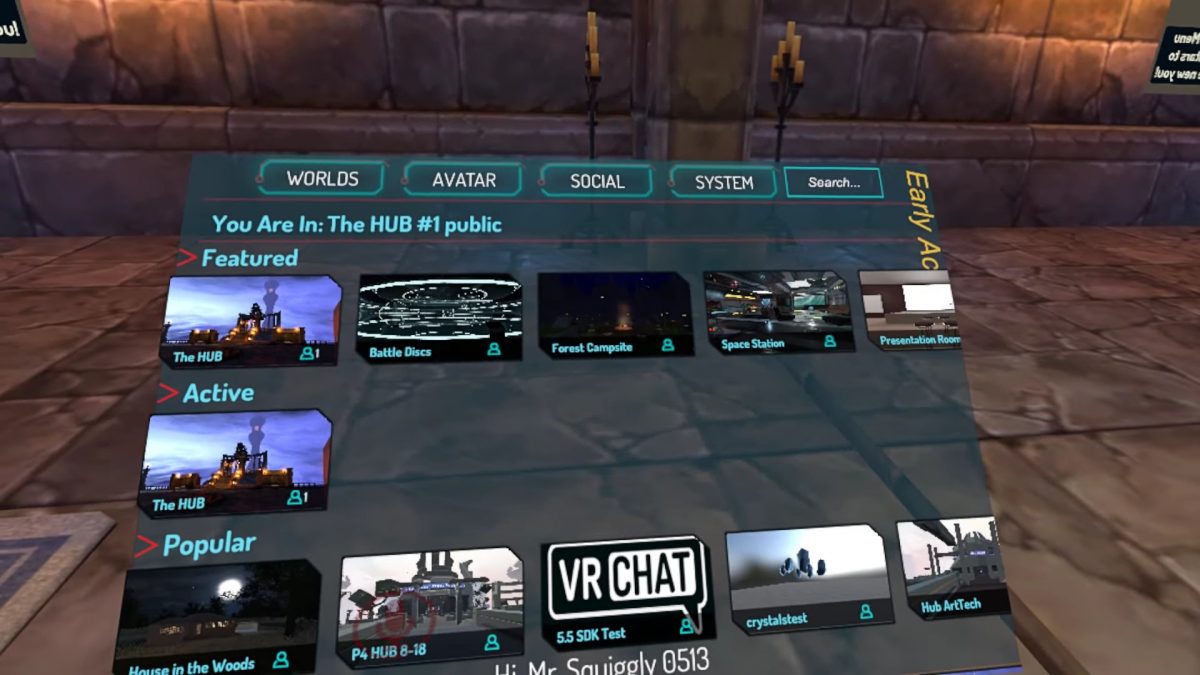 How to join VR Chat Worlds