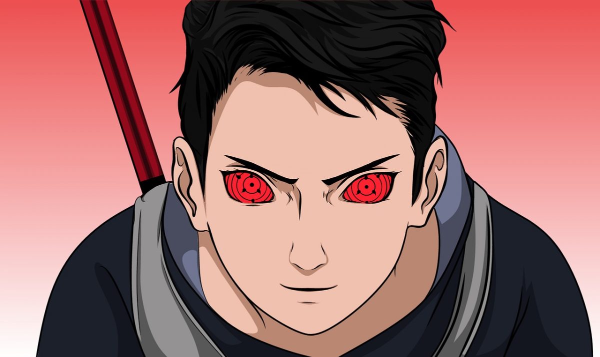 How to Draw Anime Eyes Sasuke Uchiha