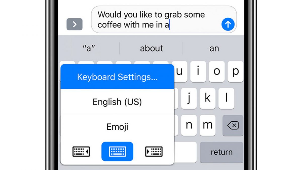 iphone hacks for one-handed typing