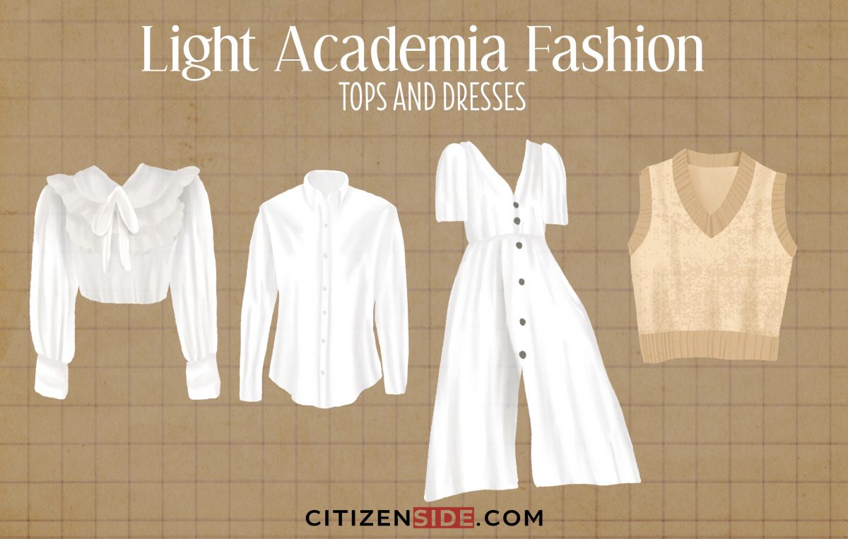 Examples of Light Academia Tops and Dresses