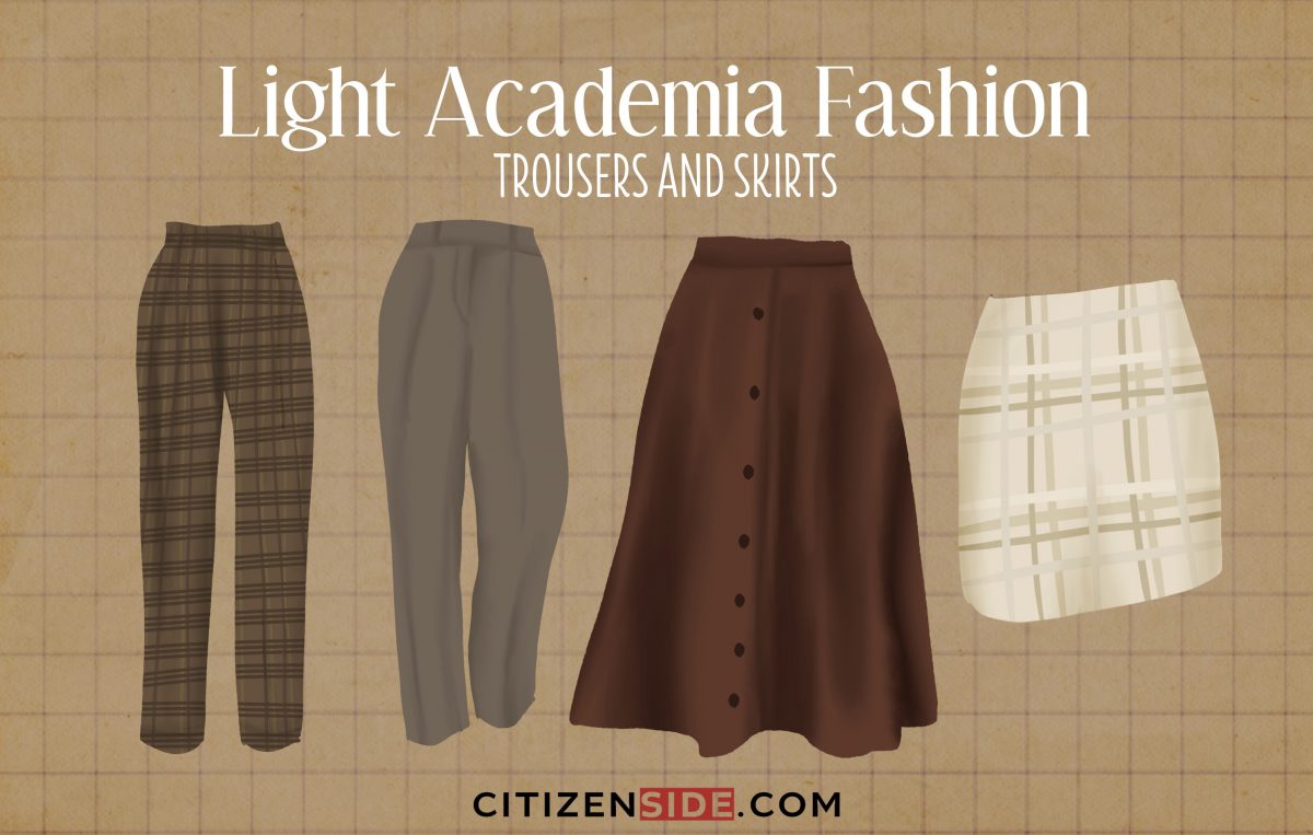 Examples of Light Academia Trousers and Skirts