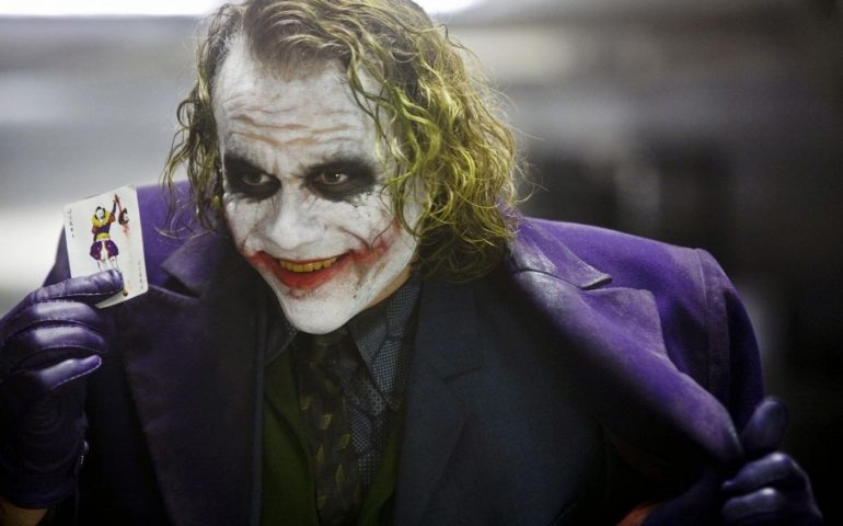 Actor Heath Ledger as The Joker