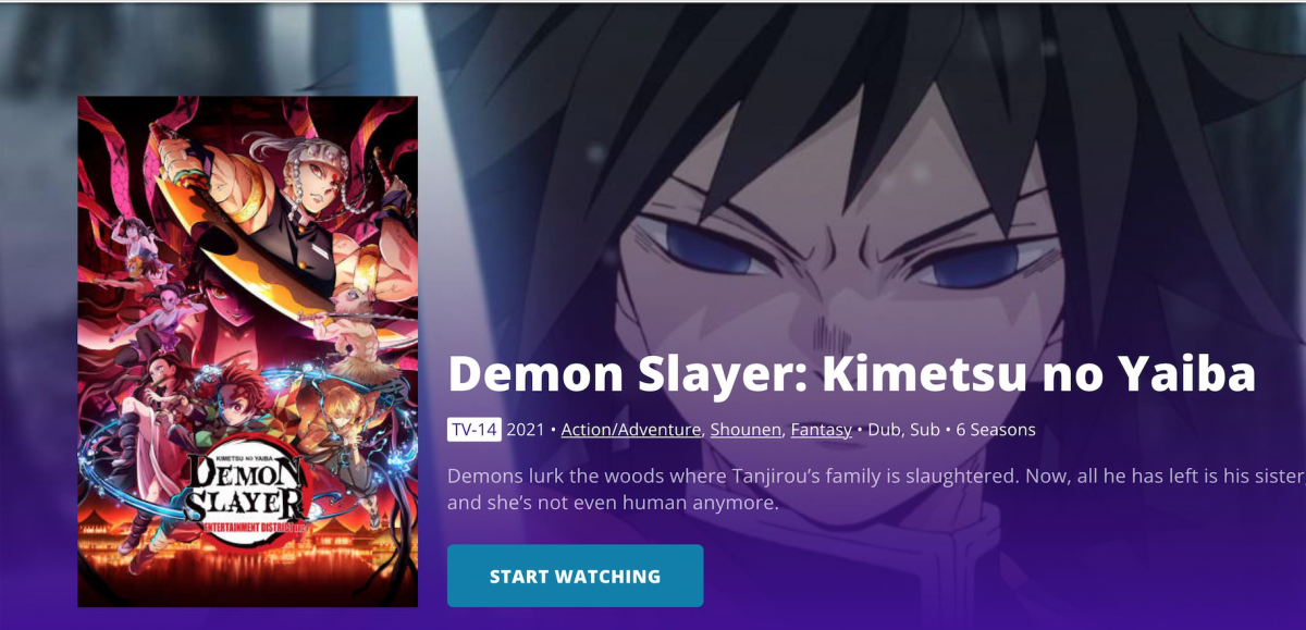 Demon Slayer on Funimation