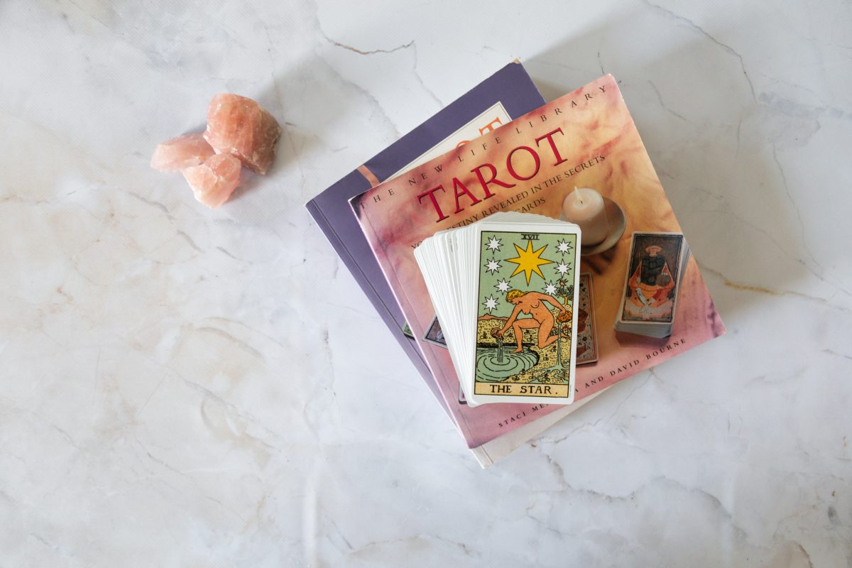 Tarot deck and a guide book