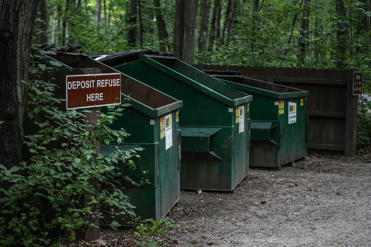 a dumpster area in the woods, how to dispose mirrors without bad luck