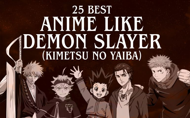 characters of different anime like demon slayer