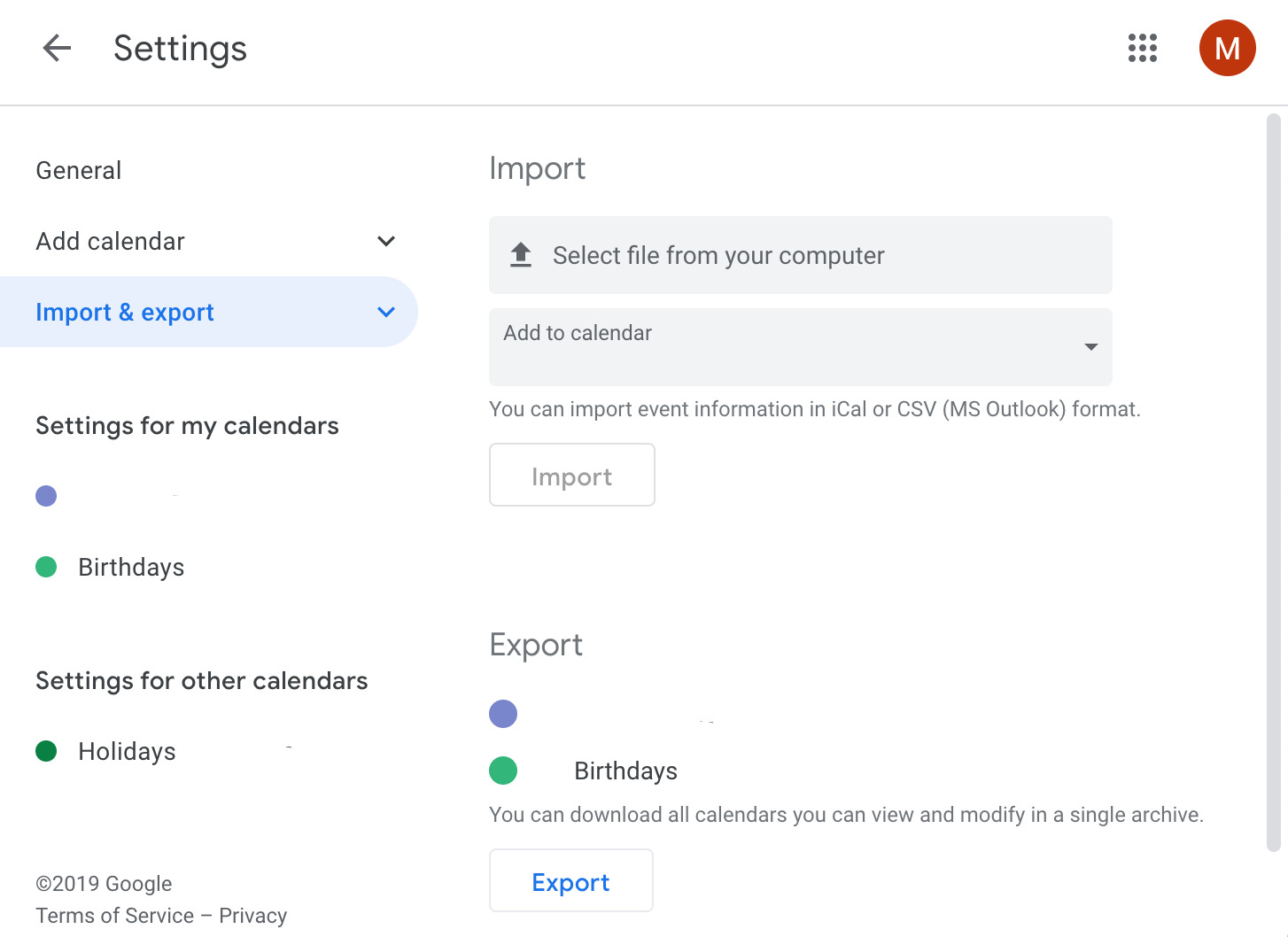 Back Up Your Google Calendar Calendars To ICS Files