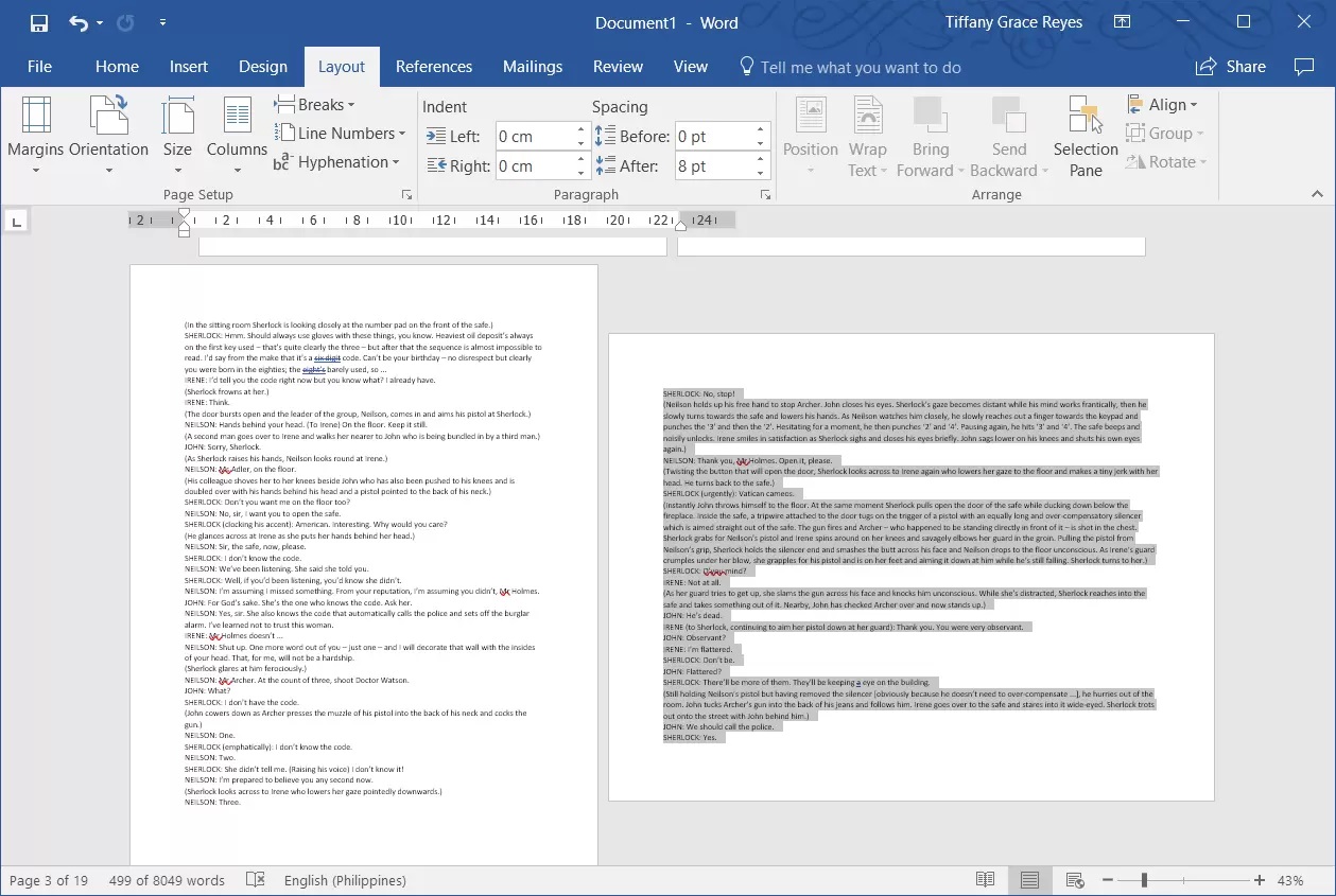 Change The Orientation Of A Single Page In Word