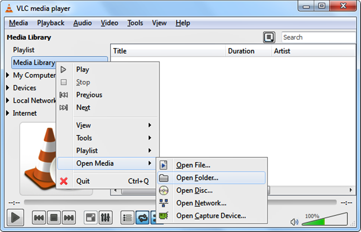 Creating A Media Library In VLC Player