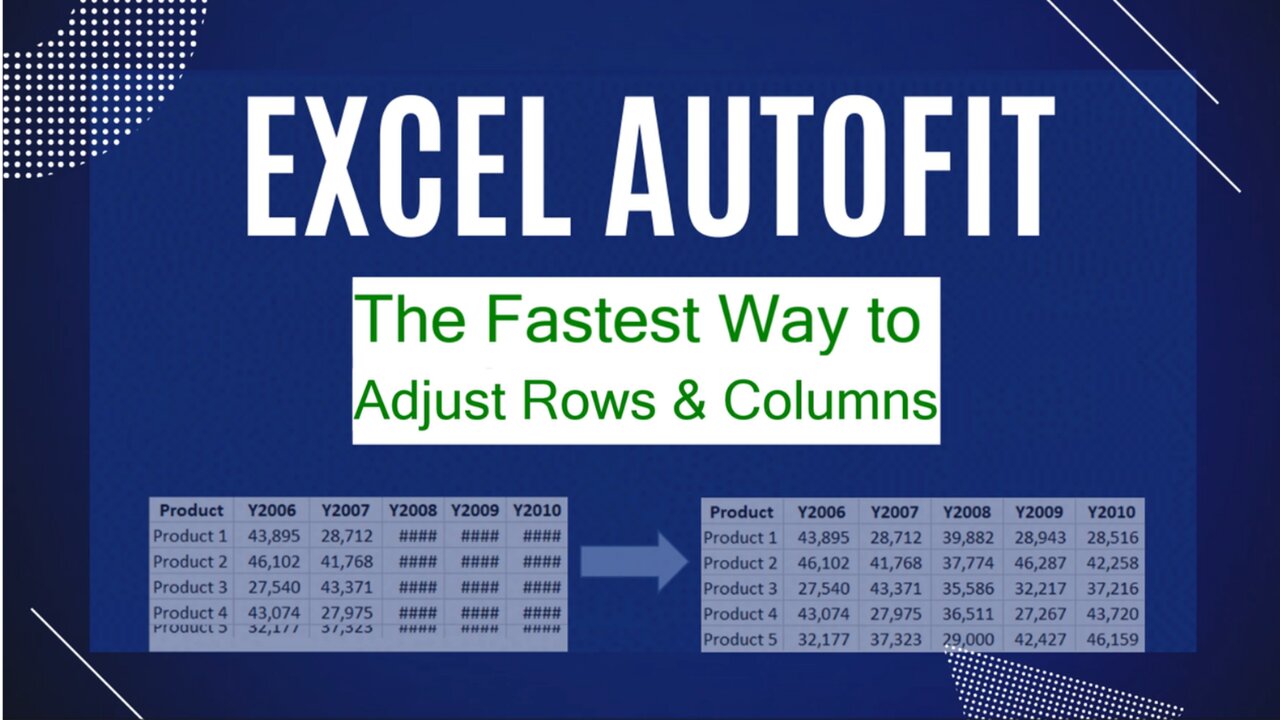 How To Autofit In Excel