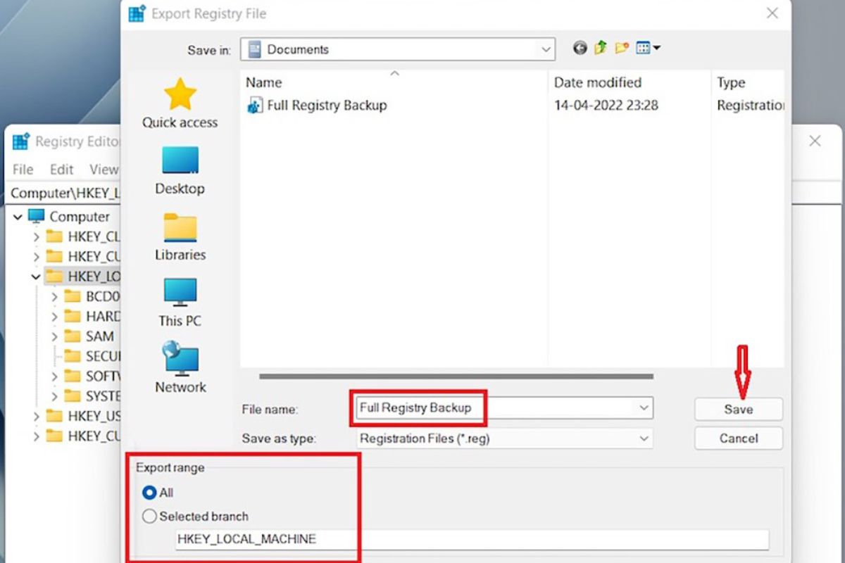 How To Back Up The Windows Registry