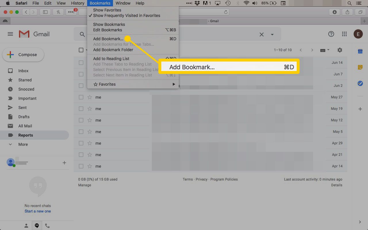 How To Bookmark Any Label, Search, Or Message In Gmail
