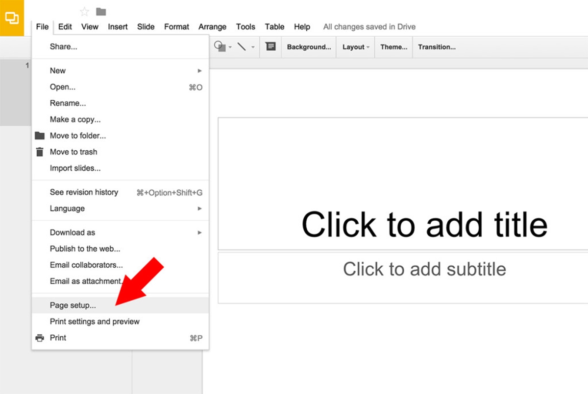 How To Change The Slide Size In Google Slides