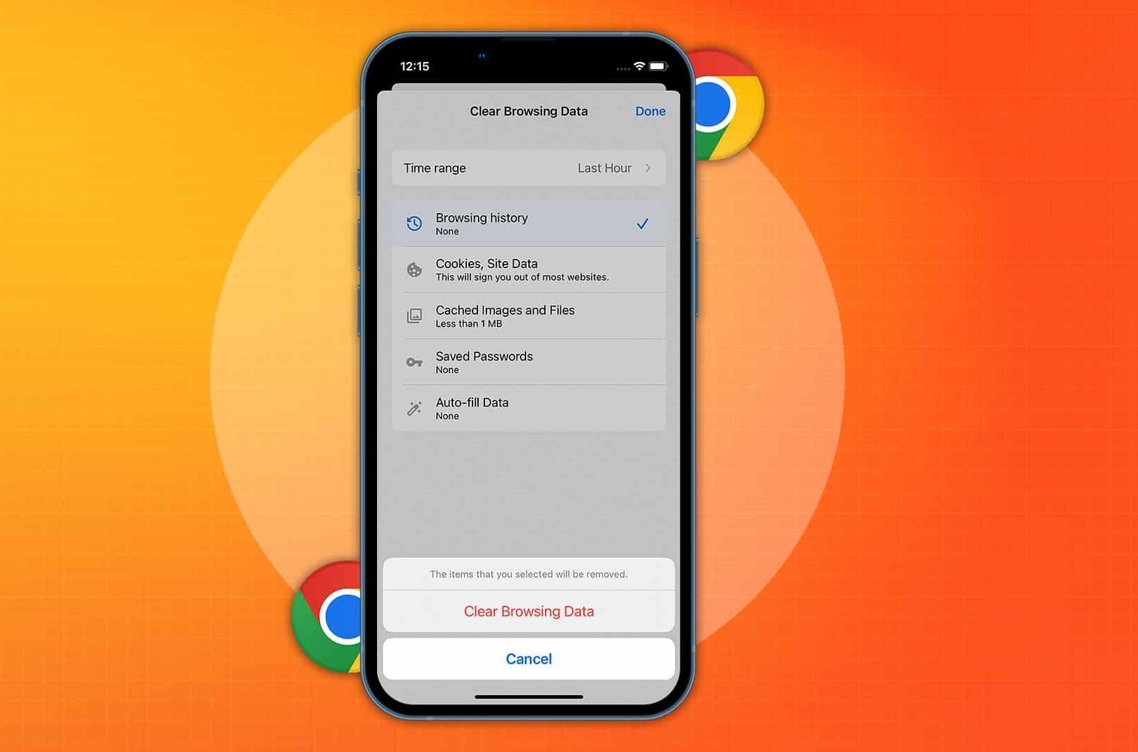 How To Clear Browsing Data In Chrome For iPhone Or iPod Touch