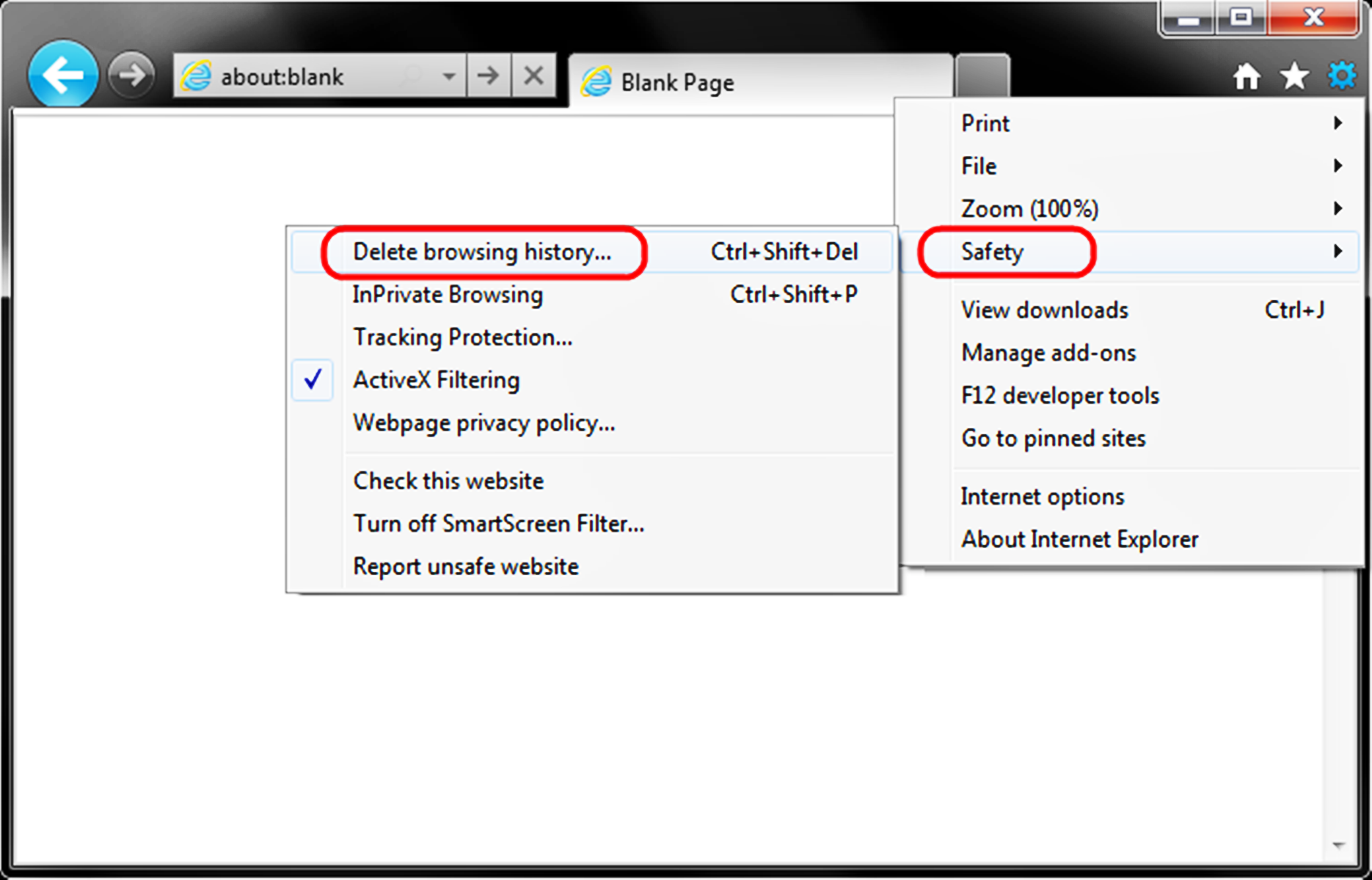 How To Clear Your Internet Explorer History