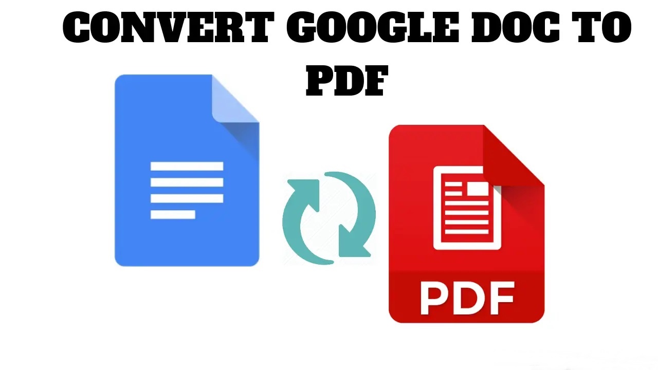 How To Convert A Google Doc To PDF