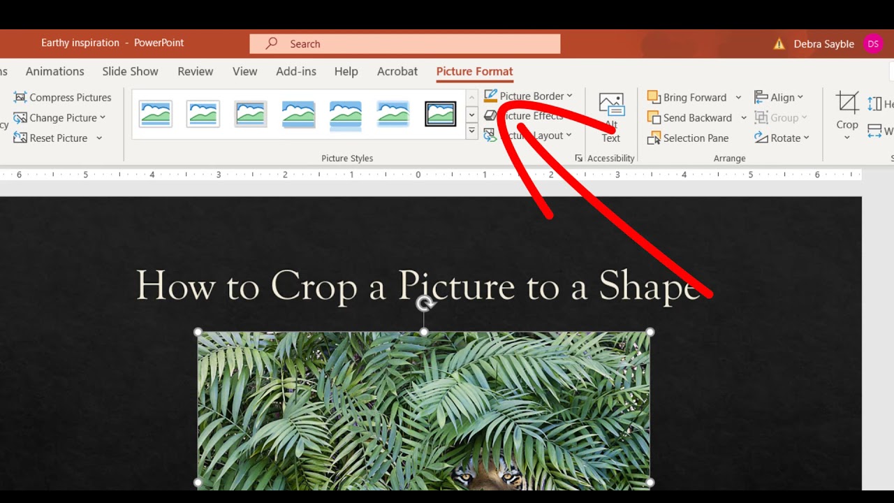 How To Crop A Shape In PowerPoint