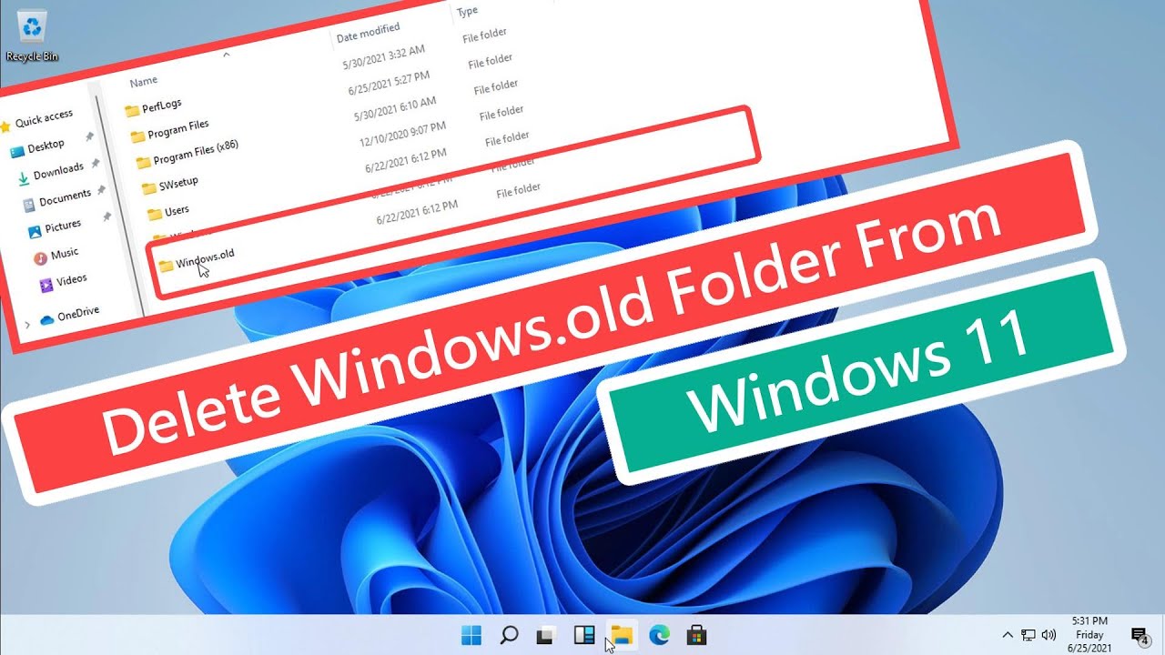 How To Delete Windows.old