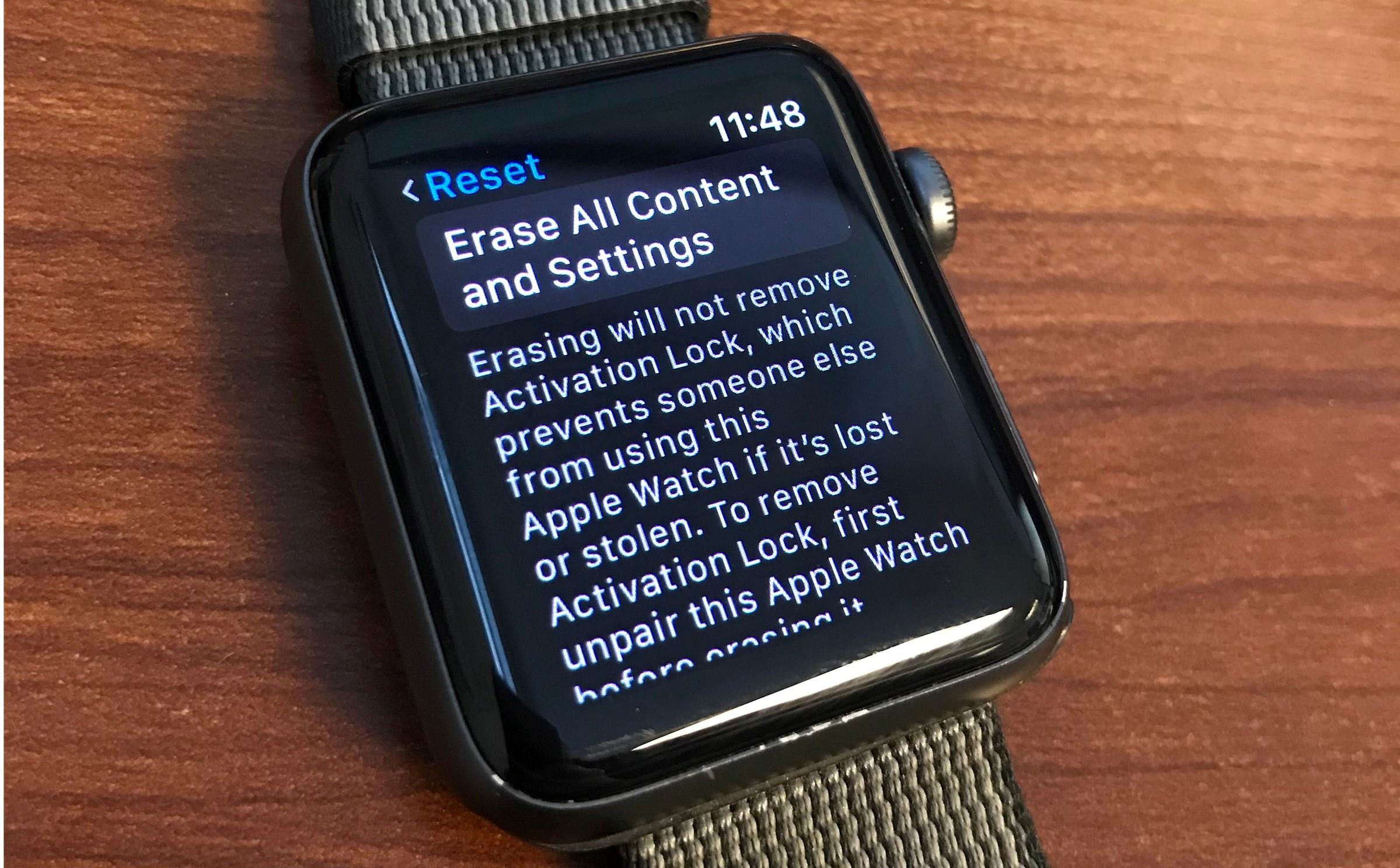 How To Erase An Apple Watch