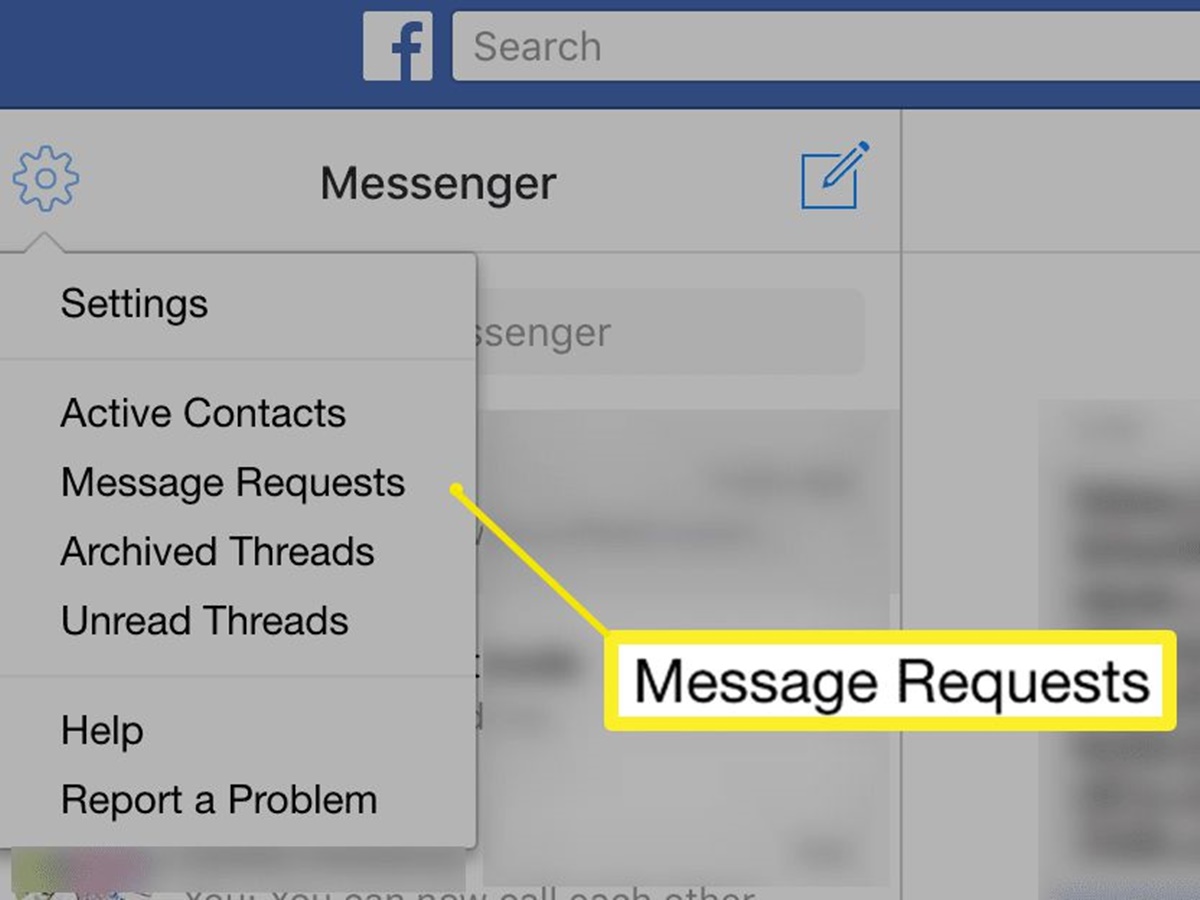 How To Find A Facebook Message Request