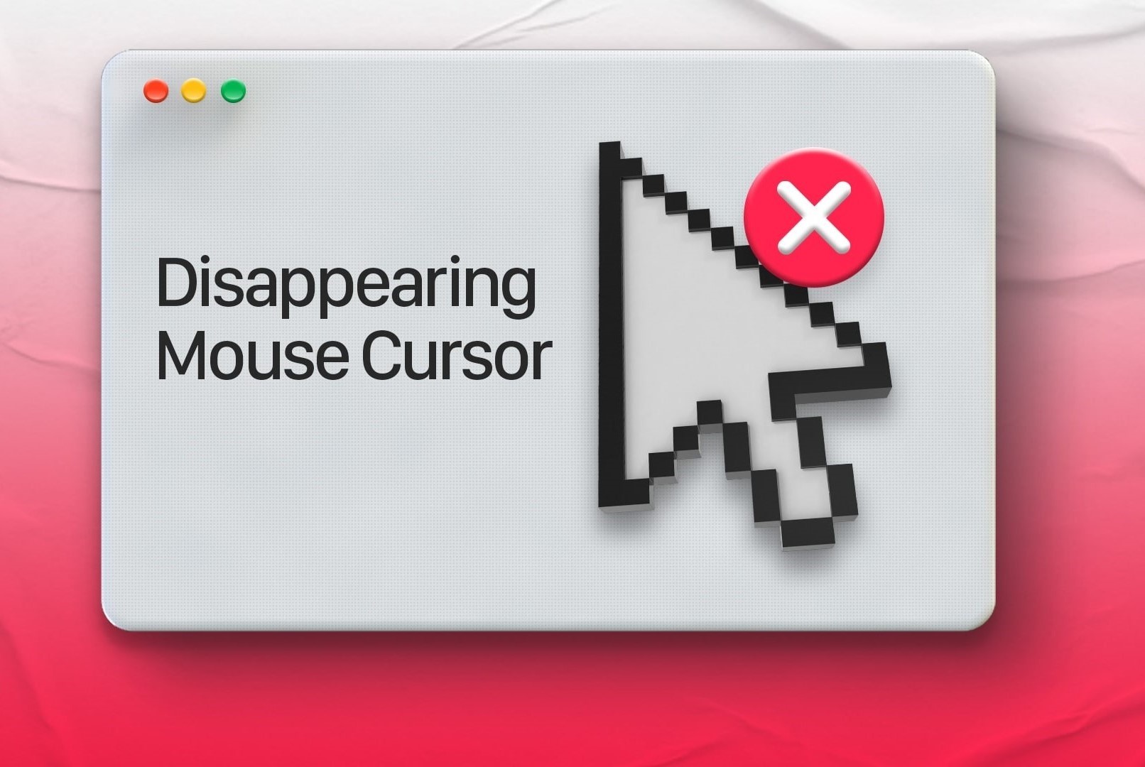 How To Fix A Lost Mouse On A Mac