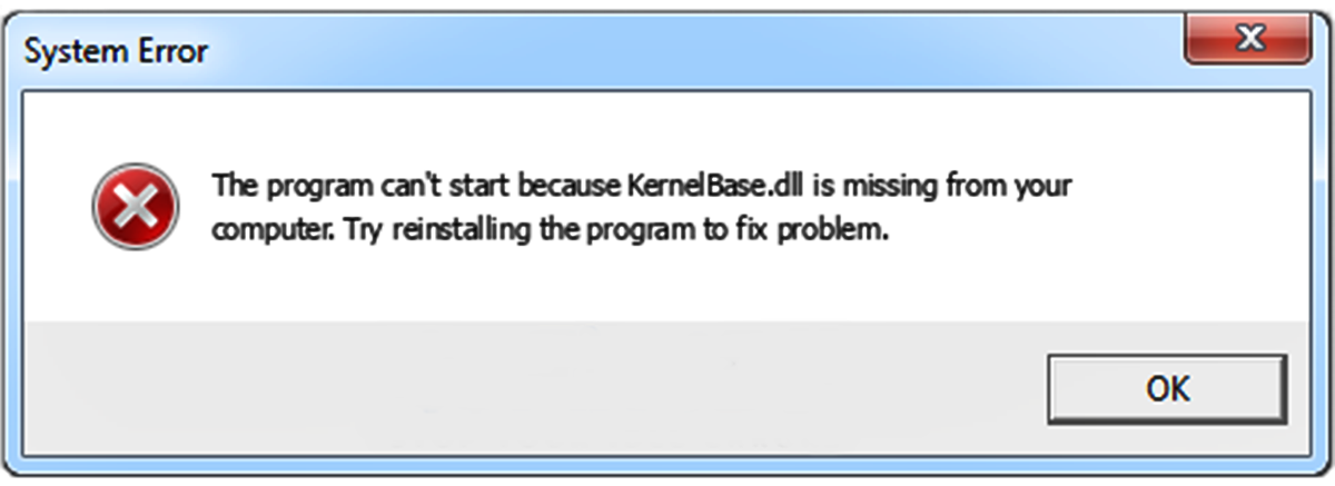 How To Fix Kernelbase.dll Is Missing & Not Found Errors