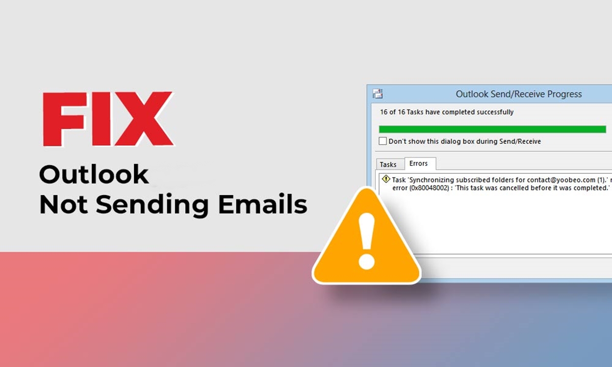 how-to-fix-outlook-not-sending-emails
