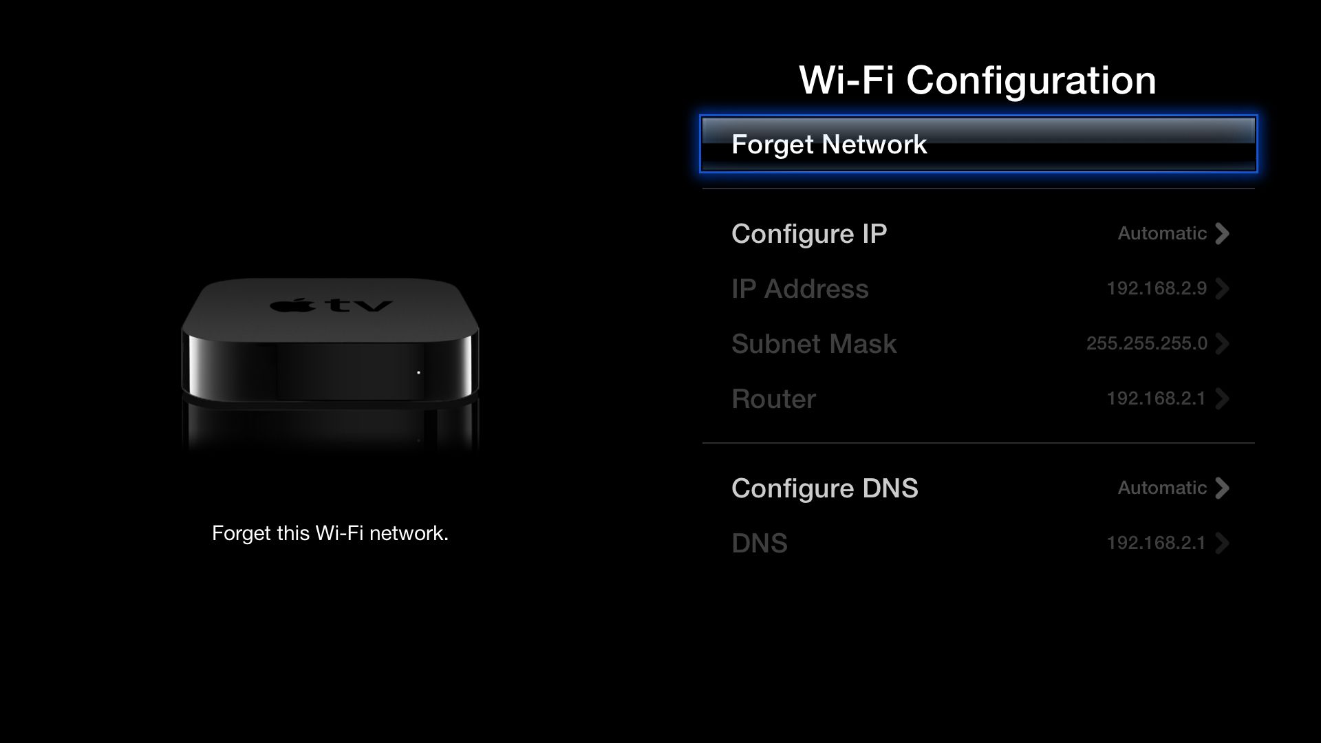 how-to-forget-a-wi-fi-network-on-apple-tv
