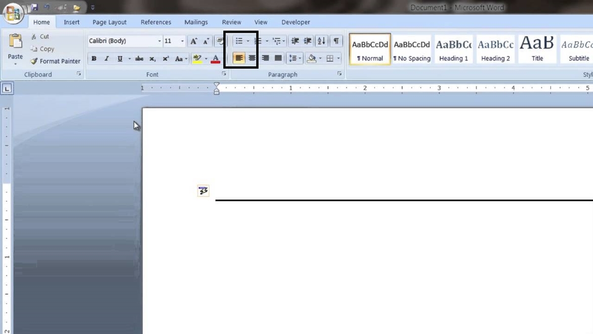 How To Insert A Line In Word
