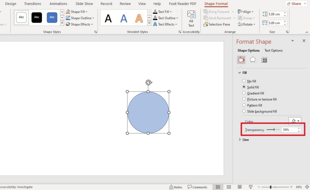 How To Make A Shape Transparent In PowerPoint