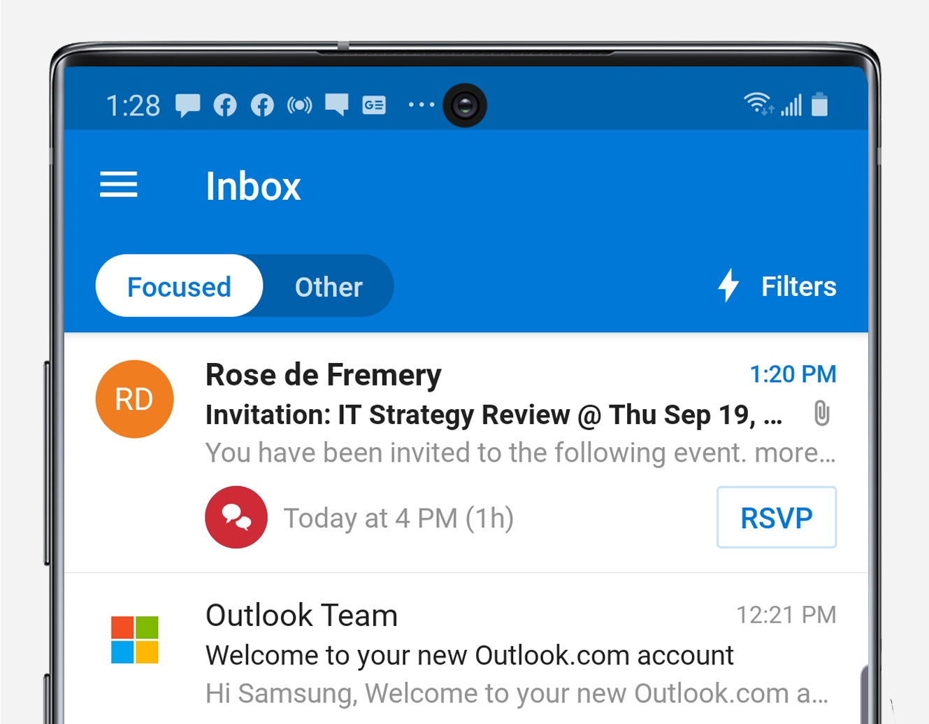 How To Manage Your Focused Inbox In Outlook For IOS