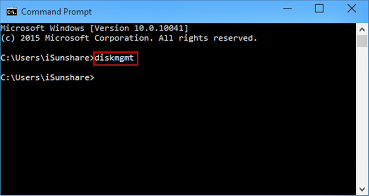 How To Open Disk Management From Command Prompt