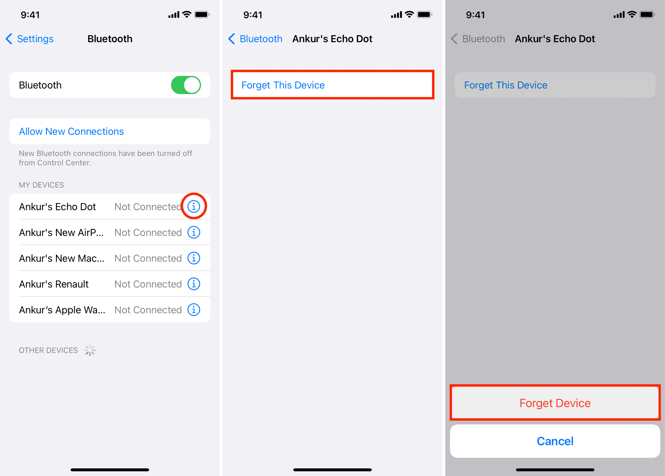 How To Pair, Connect, Or Forget A Bluetooth Device To The IPad