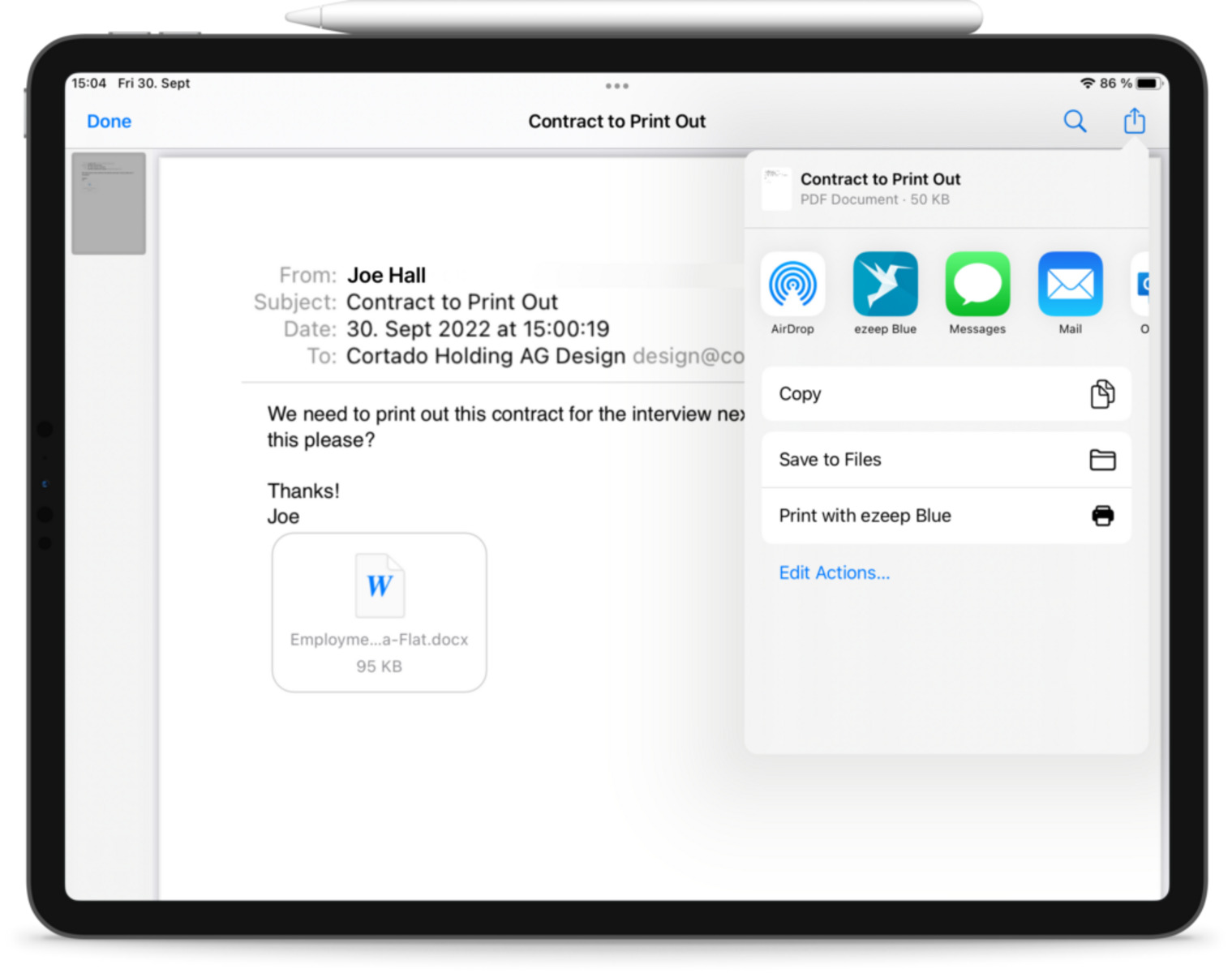 How To Print An Email From ICloud.com